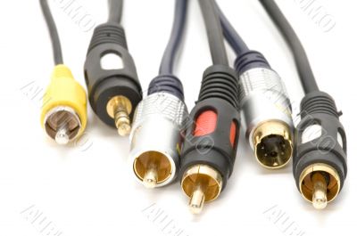 cables on white