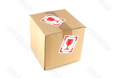 fragile filled box