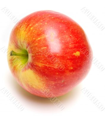 juicy red apple