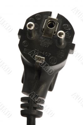 Power Cord Plug close up