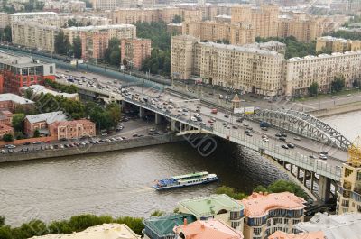 City from the greater height