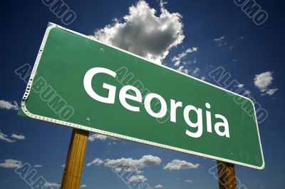 Georgia Road Sign Georgia Road Sign