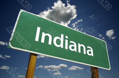 Indiana Road Sign