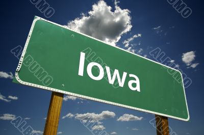 Iowa Road Sign