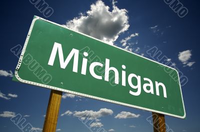 Michigan Road Sign