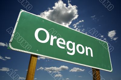 Oregon Road Sign