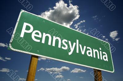 Pennsylvania Road Sign
