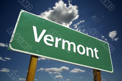 Vermont Road Sign