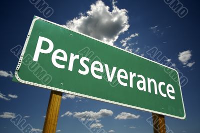 Perseverance Road Sign