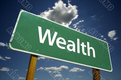 Wealth Road Sign