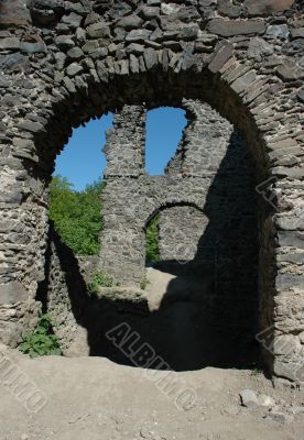 Entrance to ancient Nevicky Castle