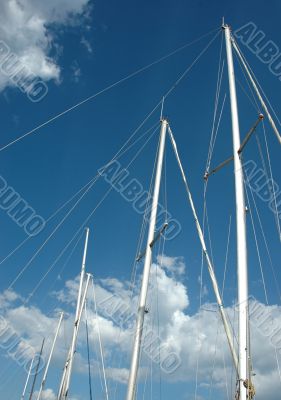 Storm-clouds and masts