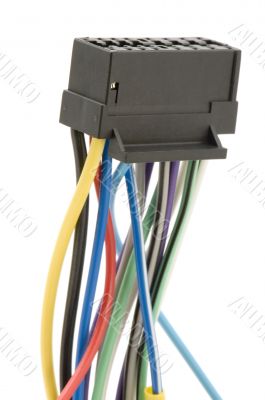 cable with cutoff point close up