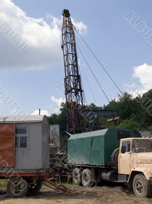 Drilling for oil