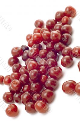 Fresh cherry closeup