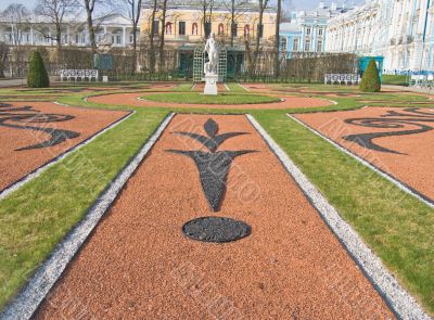 View of park in Pushkin