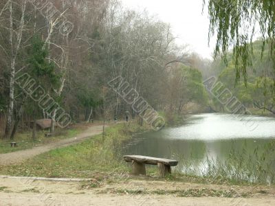 Bench near the lake