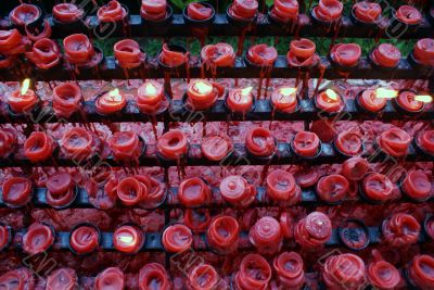 Red candles
