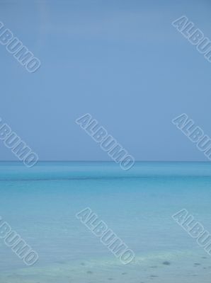 calm blue ocean