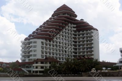 Building on the beach
