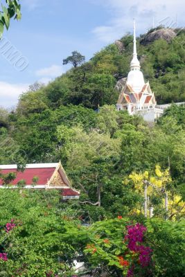 Stupa and temple