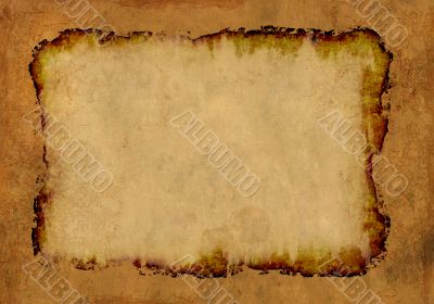 Background - a sheet of the old, soiled paper Background - a sheet of the old, soiled paper