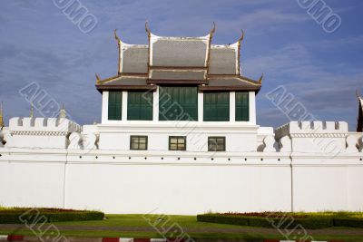 Wall of Wat Phra Keo
