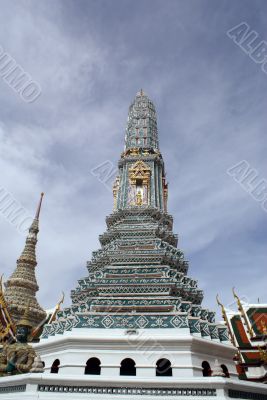 Blue stupa