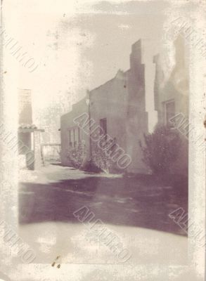 Mexico Fortress 1890 Antique Photograph