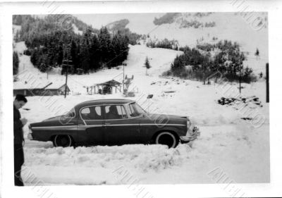 Antique Automobile Car Photograph