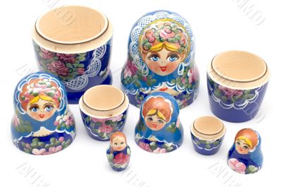 Russian national souvenir closeup