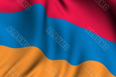 Rendered Armenian Flag Rendered Armenian Flag