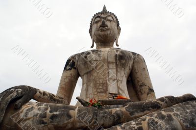 Sitting Buddha in Sukhotai