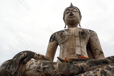 Sitting Buddha in Sukhotai