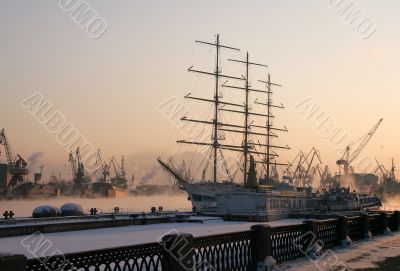 a sailing vessel