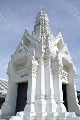 White pagoda in Ayuthaya