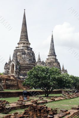 Stupas and bricks