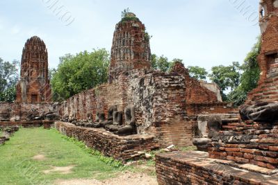 Inner yard of at Mahathat