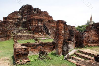Ruins of wat Mahathat