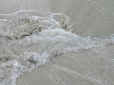 sand and water moving