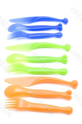 Plastic utensil macro Plastic utensil macro