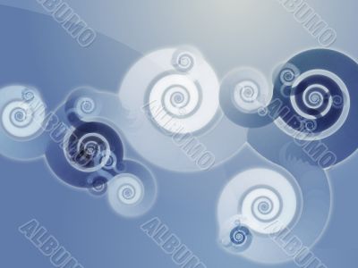 Swirly spiral background