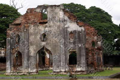 Ruins in palace