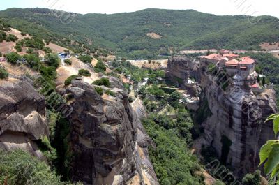 meteora monastery view