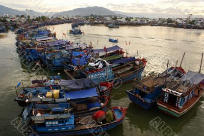 Boats in Nha Trang