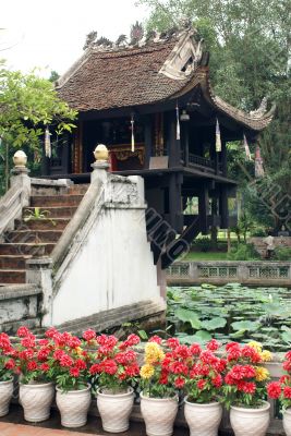 Chua Mot Cot pagoda in Hanoi