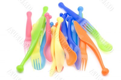 kitchen plastic fork