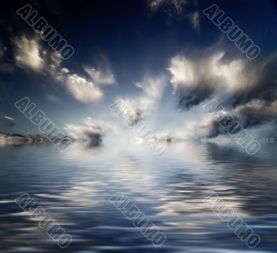 Beautiful blue sky panorama Beautiful blue sky panorama