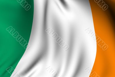 Rendered Irish Flag
