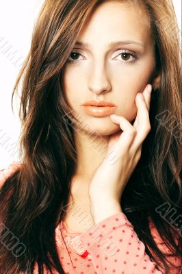 Long Haired Sexy Woman